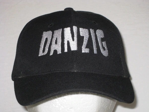 DANZIG- EMBROIDERED BASEBALL CAP - Adjustable Velcro Back